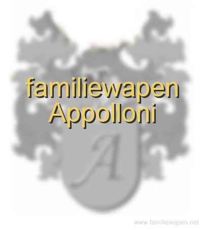 familiewapen Appolloni