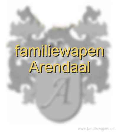 familiewapen Arendaal