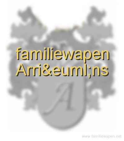 familiewapen Arriëns