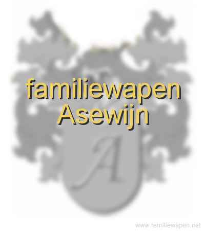 familiewapen Asewijn