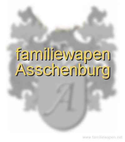 familiewapen Asschenburg