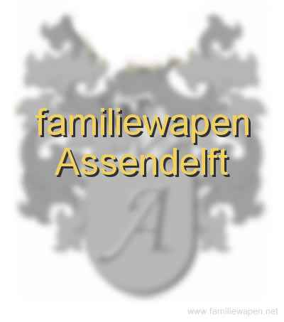 familiewapen Assendelft