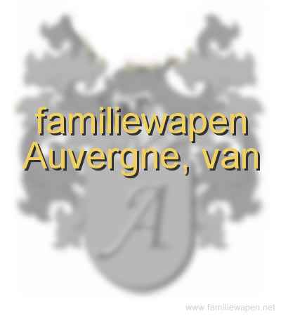 familiewapen Auvergne, van