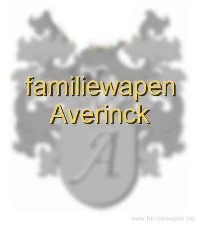 familiewapen Averinck