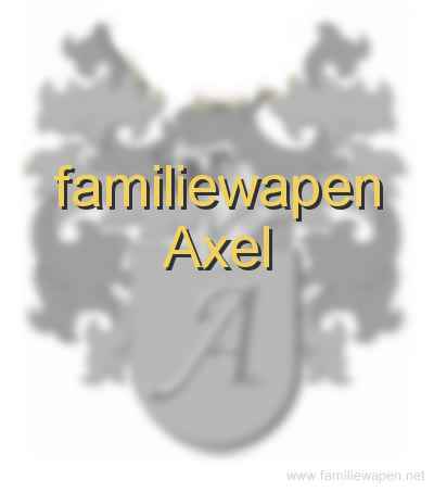 familiewapen Axel