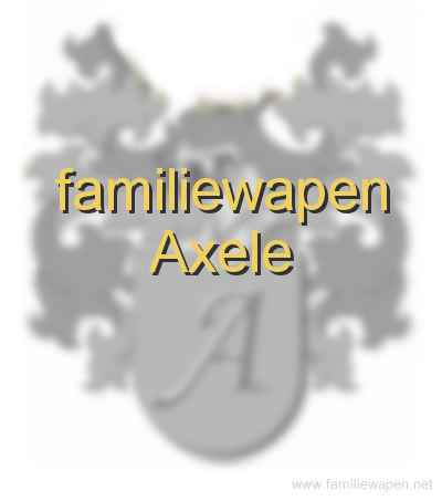familiewapen Axele