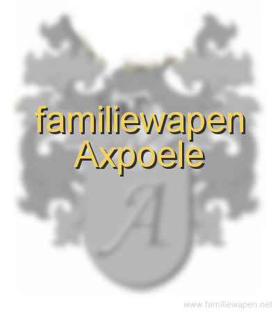 familiewapen Axpoele