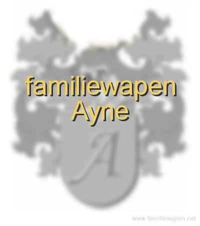 familiewapen Ayne