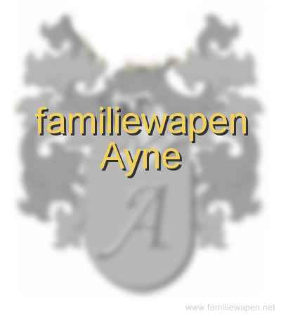 familiewapen Ayne