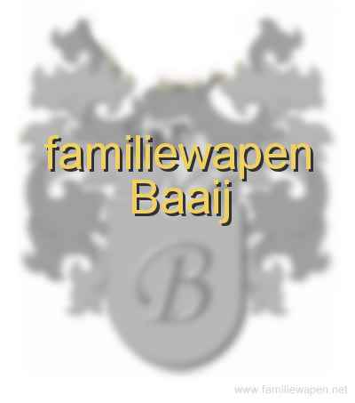 familiewapen Baaij