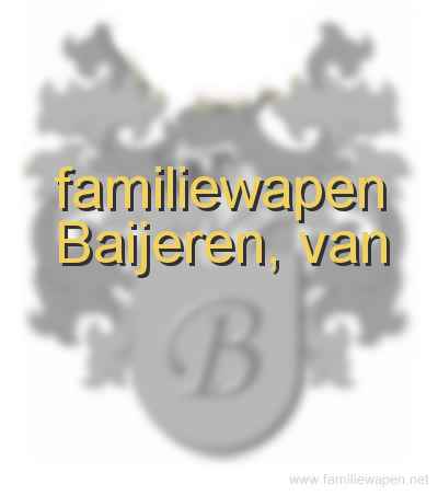 familiewapen Baijeren, van
