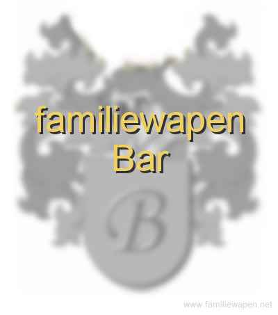 familiewapen Bar