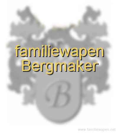 familiewapen Bergmaker