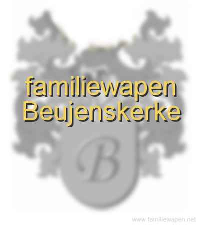 familiewapen Beujenskerke