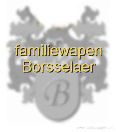 familiewapen Borsselaer