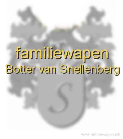 familiewapen Botter van Snellenberg