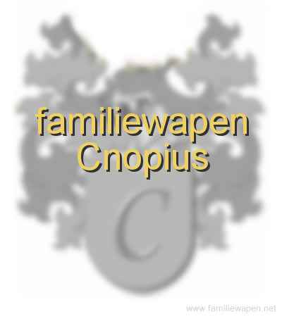 familiewapen Cnopius