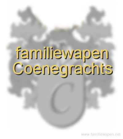 familiewapen Coenegrachts