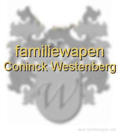 familiewapen Coninck Westenberg