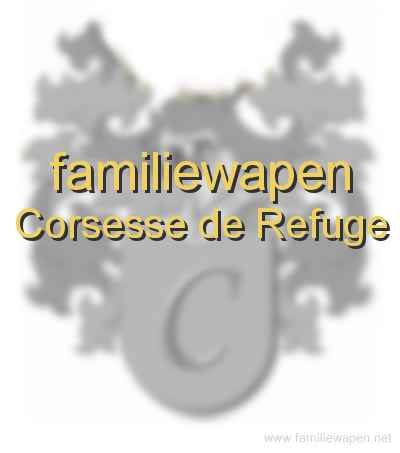 familiewapen Corsesse de Refuge