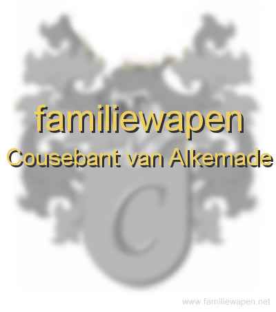 familiewapen Cousebant van Alkemade
