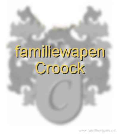 familiewapen Croock