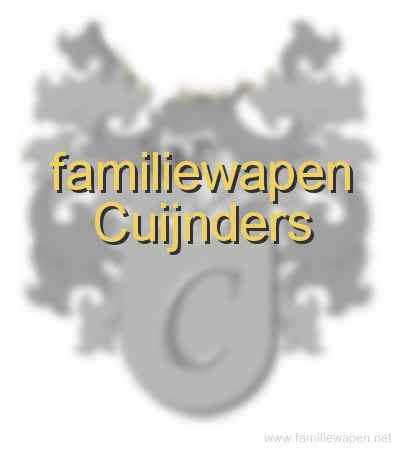 familiewapen Cuijnders