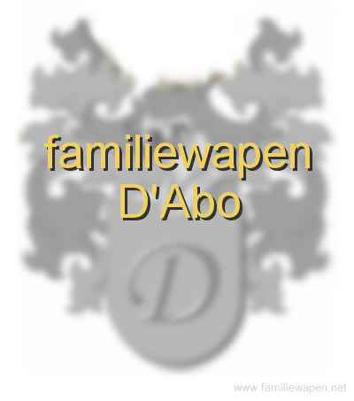 familiewapen D'Abo