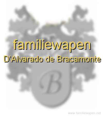 familiewapen D'Alvarado de Bracamonte