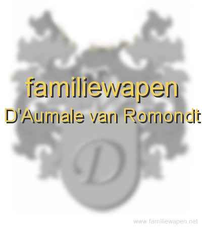 familiewapen D'Aumale van Romondt