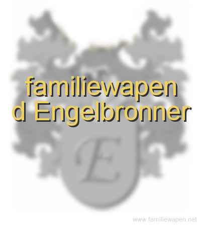 familiewapen d Engelbronner