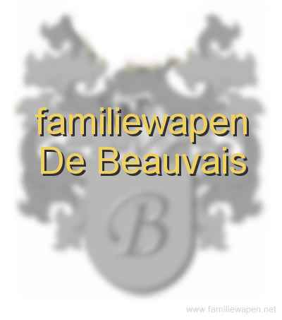 familiewapen De Beauvais