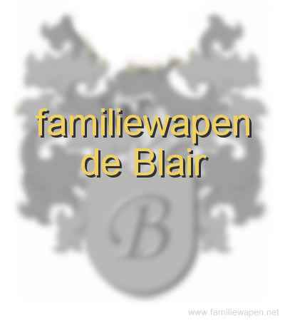 familiewapen de Blair