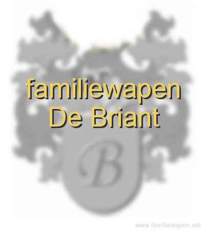 familiewapen De Briant