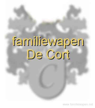 familiewapen De Cort