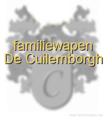 familiewapen De Cuilemborgh