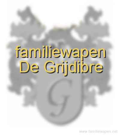 familiewapen De Grijdibre