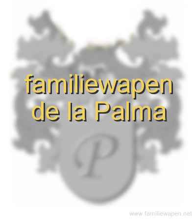 familiewapen de la Palma