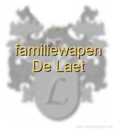 familiewapen De Laet