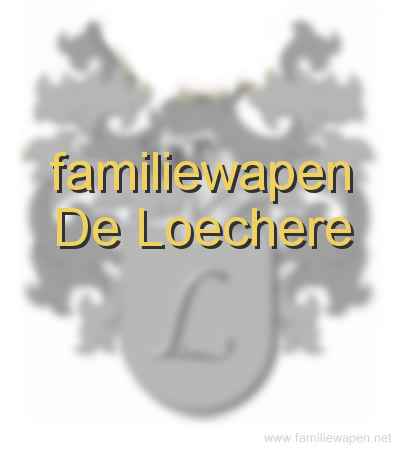 familiewapen De Loechere