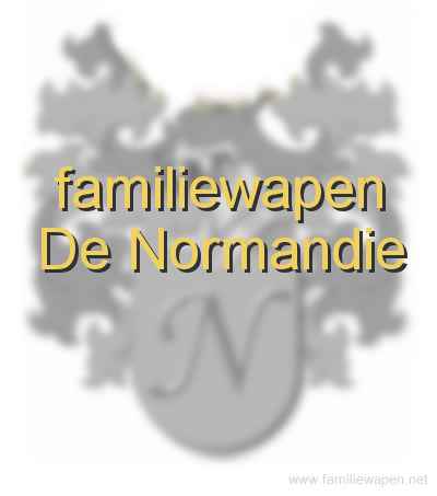 familiewapen De Normandie