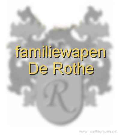 familiewapen De Rothe