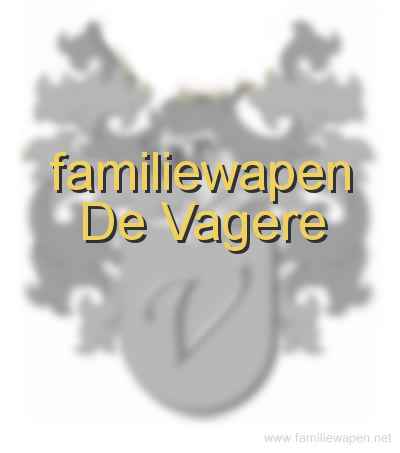 familiewapen De Vagere