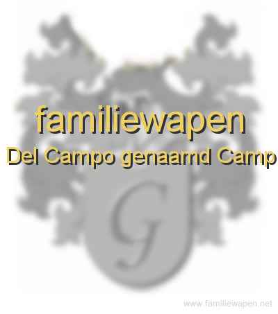 familiewapen Del Campo genaamd Camp