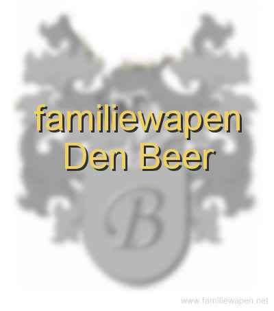 familiewapen Den Beer