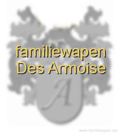 familiewapen Des Armoise