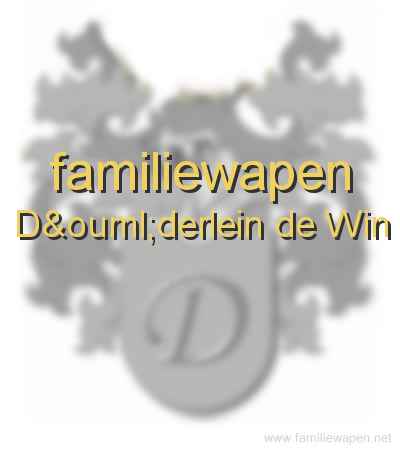 familiewapen Döderlein de Win