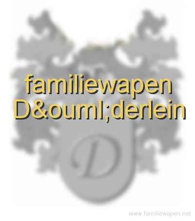 familiewapen Döderlein