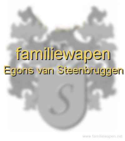 familiewapen Egons van Steenbruggen