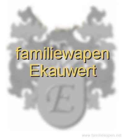 familiewapen Ekauwert